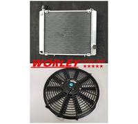 3 core aluminum radiator + fan for Triumph Stag 3.0 V8 MK2 1972-1977 manual new