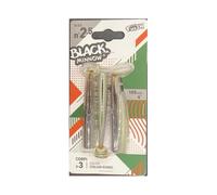3 Corpi Black Minnow 8,5 cm Fiiish