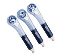 3 correttori a nastro, 6 m x 5 mm, bianchi, ad asciugatura rapida, per un totale di 18 m, per scrivere diari, annotazioni e correzioni