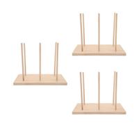 3 Count Espositore Per Marionette Da Dito Supporto Porta Bambola
