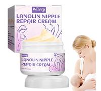 3 Crema capezzoli | 30 g di balsamo per capezzoli biologico senza lanolina per l'allattamento al seno | Capezzolo per capezzoli senza lanolina, balsamo per la madre che allatta Amesor