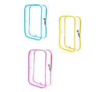 3 cubi di imballaggio Quart Size Travel Toiletry Bag Tsa approvato Liquid Bag Italia Vacanza Aeroporto Essentials Viaggio Internazionale Must Haves per donne uomini articoli da toeletta blu giallo