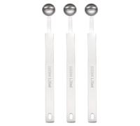 3 cucchiai dosatori 1/4 cucchiaino (1.25ml) acciaio inox 304 per cucina