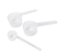 3 cucchiai dosatori, misurino da 50 ml, 40 ml, misurino da 5 g, misurino in plastica, misurino piccolo, cucchiaio da scala trasparente, strumento quantitativo per la cucina
