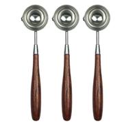 3 cucchiai in metallo per sigillare la cera, cucchiaio per sciogliere buste e lettere