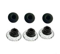 3 cuscinetti auricolari in morbido silicone compatibili con cuffie Plantronics UC e Voyager UC per una migliore tenuta del suono (A)