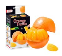 3 D Frutta Brain Teaser - Puzzle Di Torsione Arancione | Gioco Di Cervello Frutta per Bambini, Teaser Del Cervello a Forma Di Gamma, Soccorso Stress Puzzle Divertente, Bambino in Gioco, Saw