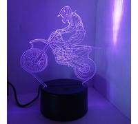 3 D Luce Decorativa Lampada Novità Per Bici Notturna Creativa Luci Di Moto