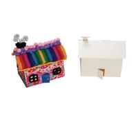 3-D Paper Houses Set of 20, Craft Paper House, Make from Folding, Set of 20, No