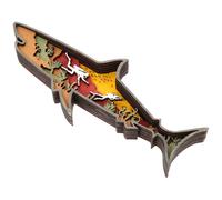 3 D Scultura Legno Decorazione Di Pesce Arredamento Del Bagno Dell'oceano