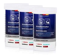 3 decalcificanti rapidi BSH da 250 g - per lavaggio e lavastoviglie, disincrostante