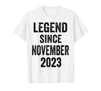 3 Decorazioni di Compleanno Uomini 3 Anni Novembre 2023 3° Compleanno Maglietta