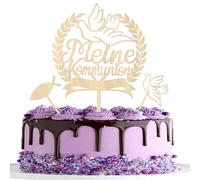3 decorazioni per torte in legno per la mia comunione, colomba della pace, decorazione per torte di pesce, decorazione per torte religiose, Gesù Comunione, tema bambino, doccia, bambini, compleanni