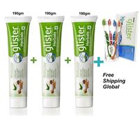 3 dentifrici alle erbe Amway Glister multi-azione (6,75 once ciascuno) + 4 sp...