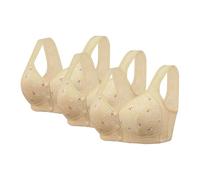 3 di lotto Reggiseno Sportivo Donna Backless Brassiere Anti Cedimenti Reggiseno Traspirante Sport Yoga Push Up Bustier Bra Reggiseno Sexy Full Coverage Femminile Senza Armatura Reggiseno, b, 54