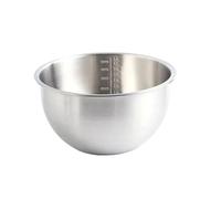 3 dimensioni, ciotole for insalata in acciaio inossidabile 304, set di for la conservazione della cucina, zuppa, ramen(24cm-4500ml)