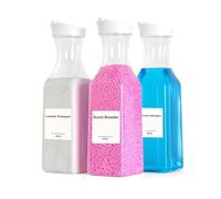 3 dispenser for detersivo liquido for bucato da 54 OZ, contenitore in plastica for for for organizzare il in polvere