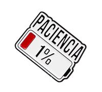 3. Divertente spilla in metallo a forma di cartone animato con pazienza, versatile, per borse, vestiti, appassionati di moda, divertente amico