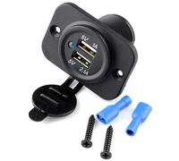 3. Doppia Presa Elettrica Impermeabile Con 5V 1A E 5V 2.1A USB