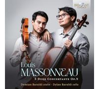 Louis Massonneau Louis Massonneau: 3 Duos Concertante, Op. 9 (CD)