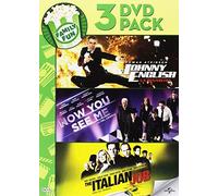 3 dvd pack family fun box-the italian job/johnny english/now you