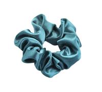 3 elastici per capelli in raso, elastici per capelli, elastici per capelli, per coda di cavallo, accessori per capelli per donne e ragazze, da indossare tutti i giorni, blu pavone