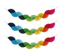 3 eleganti bandiere da appendere colorate bandiere eleganti di carta fan striscioni unici per feste di nozze e decorazioni per la casa forniture per feste per bambini