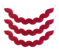 3 eleganti bandiere da appendere colorate bandiere eleganti di carta fan striscioni unici per feste di nozze e decorazioni per la casa forniture per feste per bambini