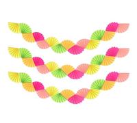 3 eleganti bandiere da appendere colorate bandiere eleganti di carta fan striscioni unici per feste di nozze e decorazioni per la casa forniture per feste per bambini