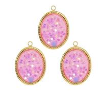 3 eleganti collane da donna in acciaio placcato oro con biglietto di tarocchi smaltato e ciondolo a forma di stella di mezzaluna, talla única, come descritto, come descritto