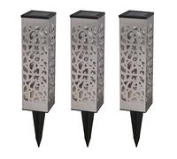 3 fari solari da attaccare H31CM ORGANIC INOX