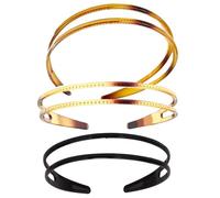 3 fasce per capelli doppiopetto, eleganti e semplici, per trucco, sport e abbigliamento casual, accessori da donna