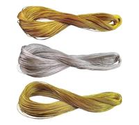 3 Fasci Di Corda Glitterata, Corda Per Etichette, Filo Per Decorazioni Artigianali, 8 Fili Di Corda Glitterata, Filo Per Perline Per Gioielli, Adatto Per Artigianato Fai-Da-Te