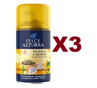 3 FELCE AZZURRA DEODORANTE FRESH MATIC SPRAY RICARICA 250ML THE BIANCO E OSMANTO