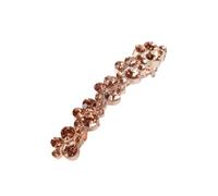 3 fermagli for capelli con perle di cristallo, eleganti mollette da donna, forcine for, accessori for copricapo(Orange)