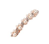 3 fermagli for capelli con perle di cristallo, eleganti mollette da donna, forcine for, accessori for copricapo(Diamond and pear)