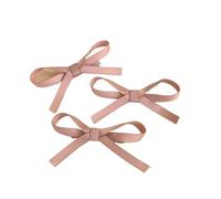 3 fermagli in pizzo con una sola parola, graziosi nastri per atmosfera femminile, piccoli fermagli per capelli intrecciati con fiocco, clip per capelli da principessa (A)