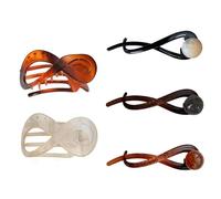 3 Fermagli Per Capelli Twist E 2 Fermagli Per Capelli A Forma Di 8, Fermagli Per Capelli Retrò, Fermagli Per Capelli Semplici E Alla Moda, Strumenti Per Acconciature