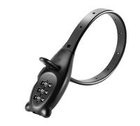 3 Figure Blocco Combinazione Pesante Moschettone Clip Gancio Per Caschi Oggetti Di Valore Multiuso Bike Lucchetto
