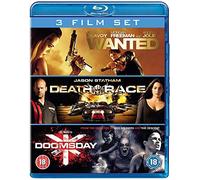 3 Film Box Set: Wanted/Death Race/Doomsday [Edizione: Regno Unito]