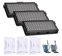 3 filtri di ricambio per aspirapolvere Miele Guard S1 L1 M1, Compact C1, C2, Complete C2, C3, S8340 S8360 S8380, filtri HEPA per serie S4000, S5000, S6000 e S8000