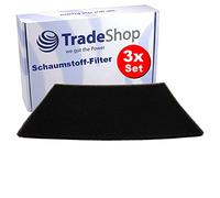 3 filtri in spugna/schiuma per Rowenta RD200 RU010 RU100 RU101 RU104 RU36 RU361 RU367 RU368 sostituisce RS-RU3712