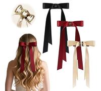 3 fiocchi magnetici per capelli, fermagli per capelli per acconciature, mini fermagli per capelli a farfalla, clip magnetiche antiscivolo, design 2 in 1 senza cuciture, accessori per capelli