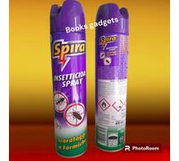 3 Flaconi Spira Spray Insetticida per Scarafaggi e Formiche 400ml