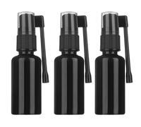 3 flaconi spray neri a prova di luce, 10-100 ml, dispenser da viaggio a prova di perdite, per attività all'aperto e per il pendolarismo quotidiano