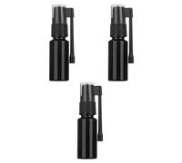 3 flaconi spray neri a prova di luce, 10-100 ml, dispenser da viaggio a prova di perdite, per attività all'aperto e per il pendolarismo quotidiano