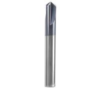 3 - Flute Chamfer Cutter Drill Bit, Tungsten Steel 120° Chamfering End Mill Tool, One - Piece Design with Easy Debris Clearance for Aluminum and Copper CNC Milling (D10*120°*75L)