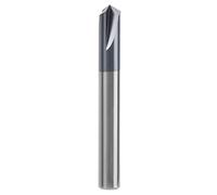 3 - Flute Chamfer Cutter Drill Bit, Tungsten Steel 120° Chamfering End Mill Tool, One - Piece Design with Easy Debris Clearance for Aluminum and Copper CNC Milling (D6*120°50L)