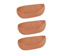 3 fodere in feltro per cesti di fiori e piante da appendere e fioriere, fodere in tessuto per consentire un corretto drenaggio e ossigenazione delle radici (91,4 cm)