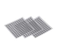 3 Fogli Adesivi Riflettenti Punti Adesivi Circolari di Marcatura Riutilizzabili A Prova di Sole Alta Riflettenza Strappo 3 Mm ID 6 Mm OD Scansione 3D Cattura del Movimento 3D